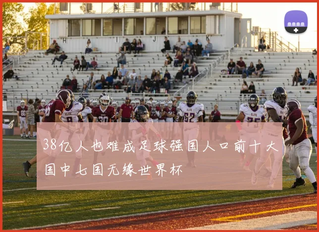 38亿人也难成足球强国人口前十大国中七国无缘世界杯